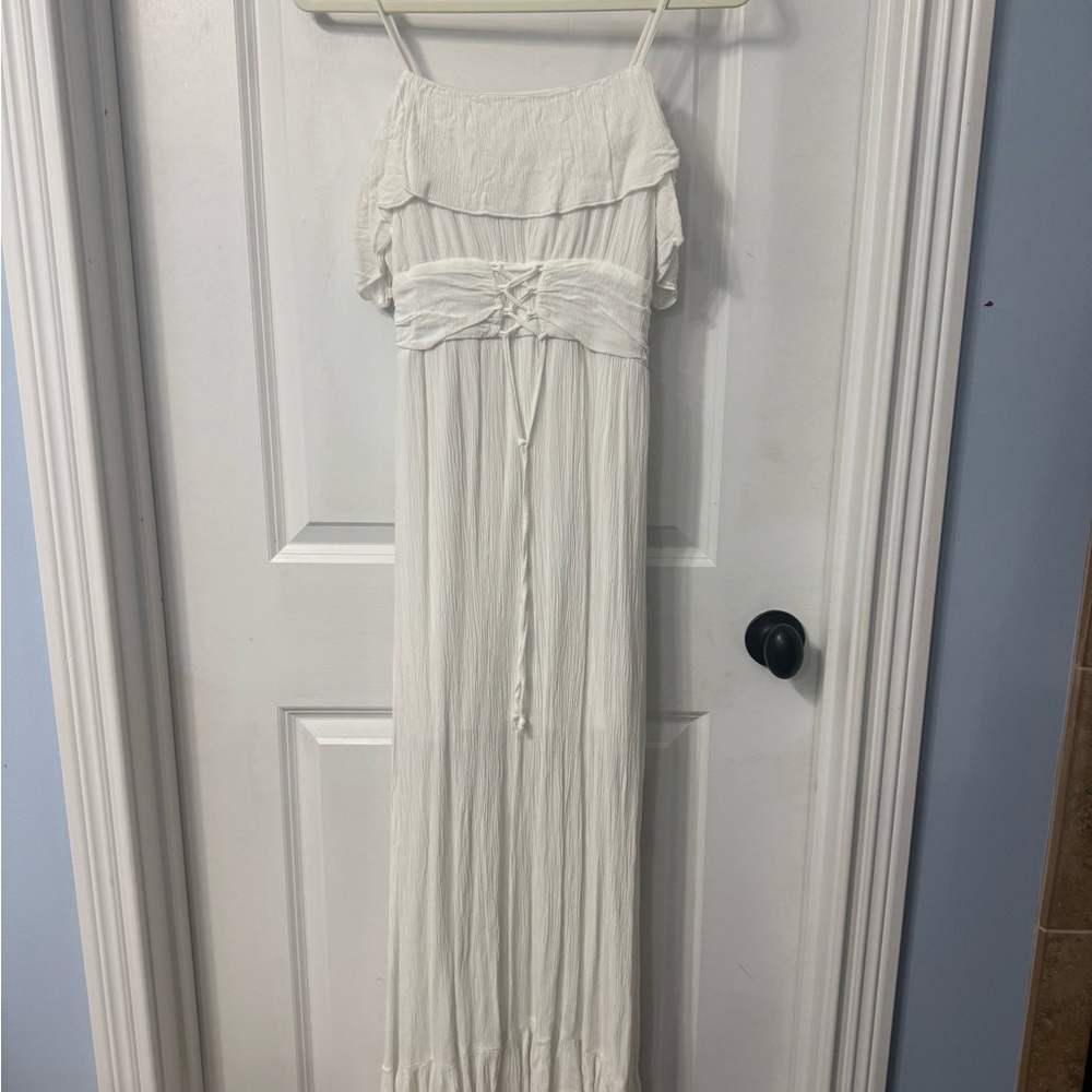 Charlotte Russe White Textured Dress
